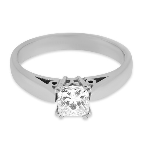 18ct white gold princess cut - gold, princess-cut