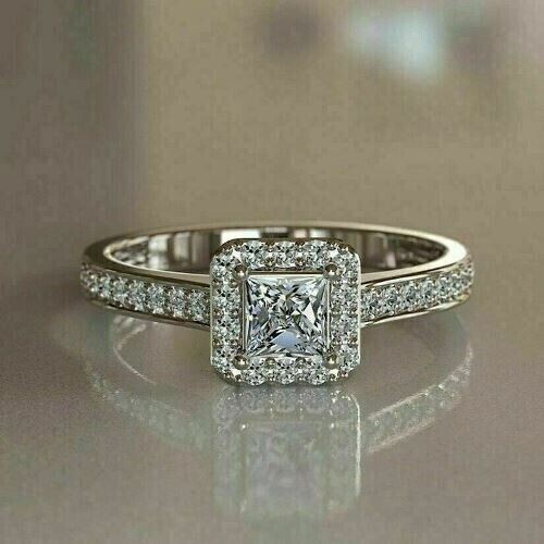 Halo set princess cut - ct,