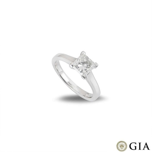 White gold princess cut - princess,