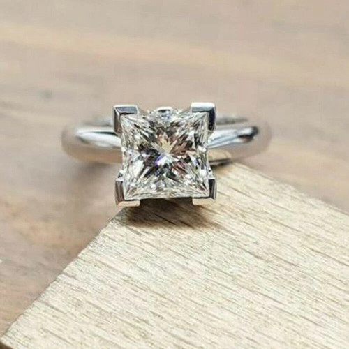 Princess cut moissanite - ct,
