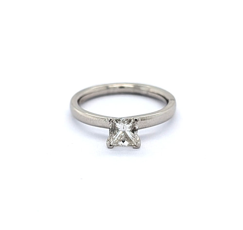 Platinum princess cut diamond - cut,