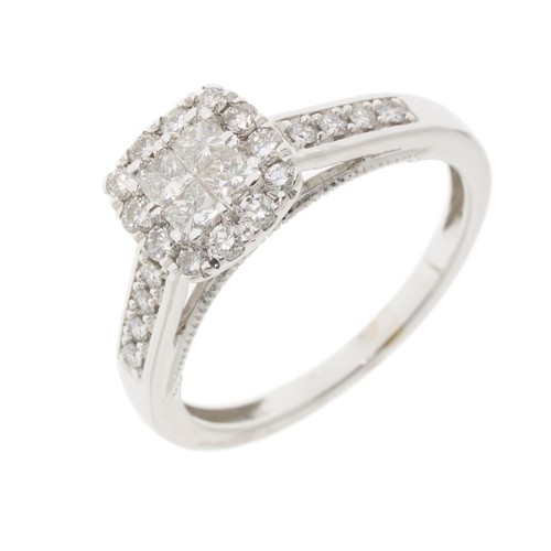 Pre owned 9ct white gold - pre-owned,