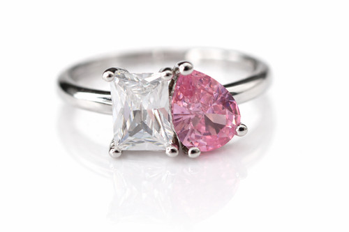 Sterling silver two - sterling, stone