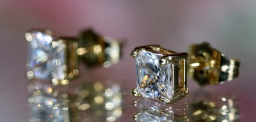 Princess cut diamond - princess, cz