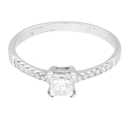 18ct white gold - 18ct,