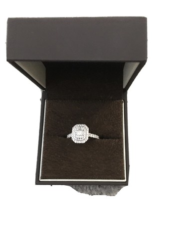 Diamond princess cut - halo, ring