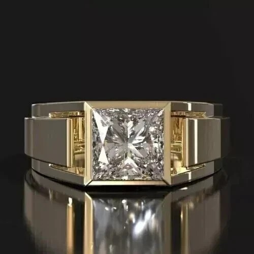 Men princess cut - men's, ct