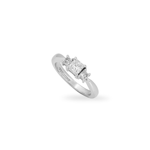 White gold princess cut - princess,