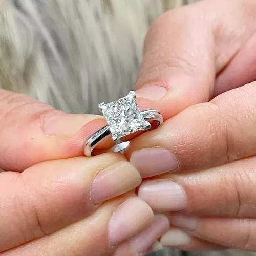 Princess cut 1ct - cut, grown