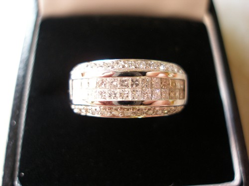 Carat white gold princess - white,