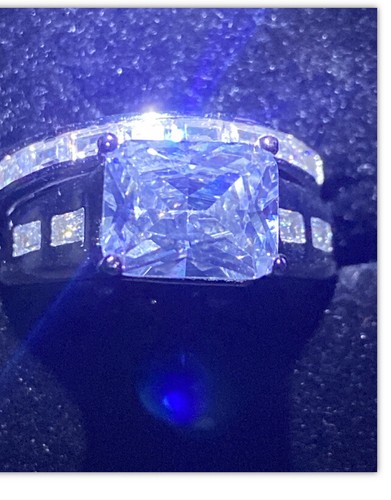 Ring set large princess cut - 2,