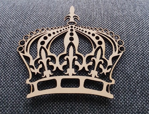 Mdf crown shape wooden - ,
