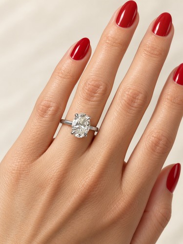 Rox platinum oval - rox, cut