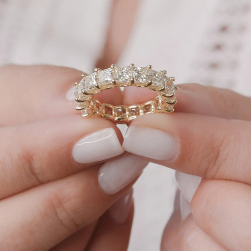 Princess cut certified - 3,