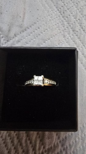 14ct gold with white - gold,