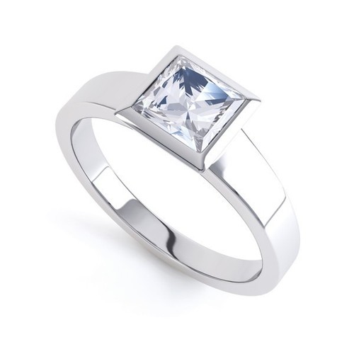 18ct princess cut - princess, diamond