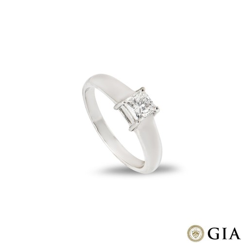White gold princess - gold, cut