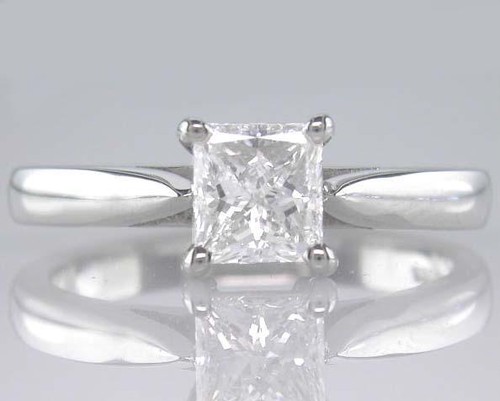 Diamond platinum engagement - &,