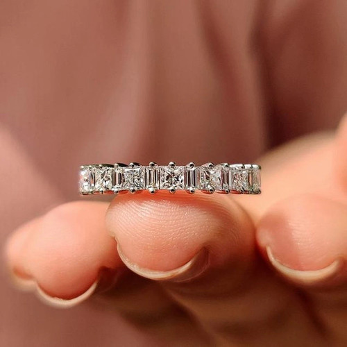 Princess cut eternity - 1,