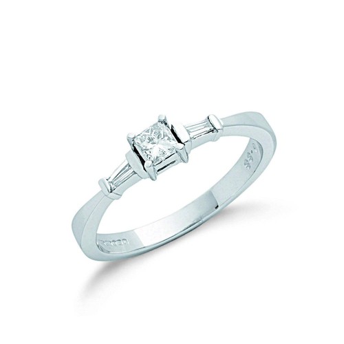9ct white gold 33ct - gold, princess
