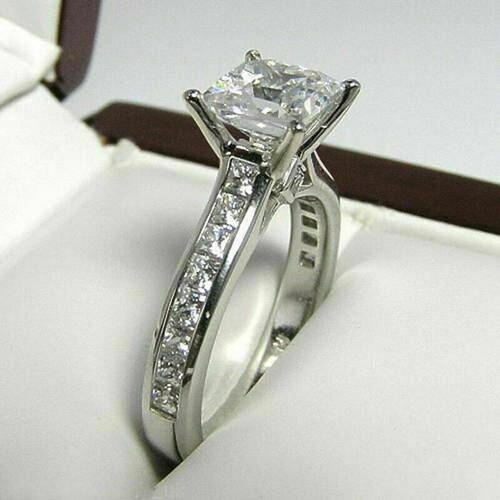 Solitaire engagement ring - engagement,