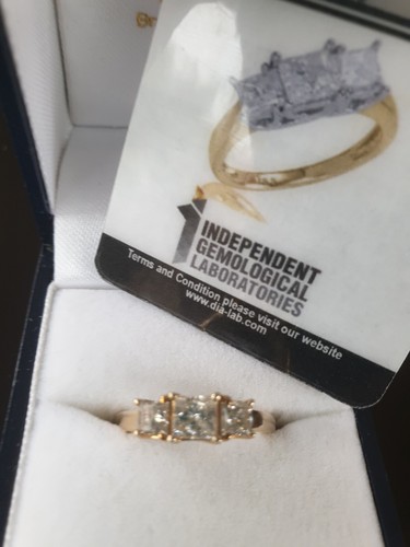 Diamond ring pre owned 3 - ,