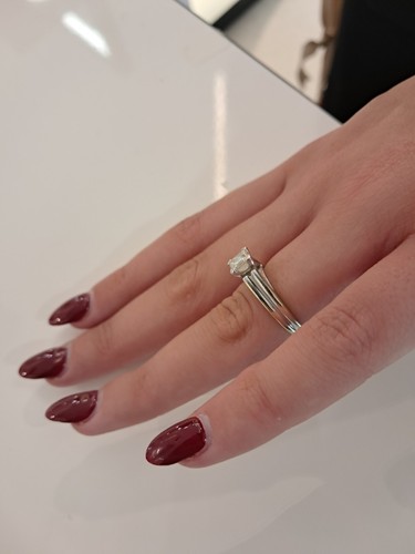 Platinum engagement ring 5g - ring, 4.5g