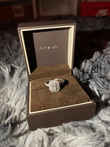 18ct white gold 25ct - white, total