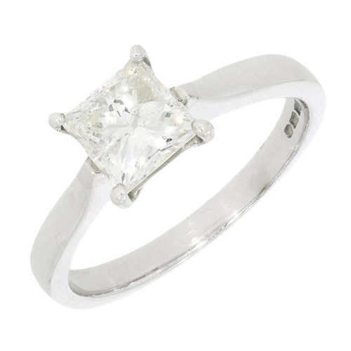 9ct white gold - white, 1.01cts