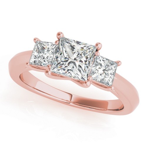2ct lab grown princess - 2ct, de/vs