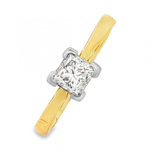 18ct yellow gold princess - gold,