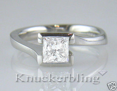 Diamond ring 06ct certified - 1.06ct,