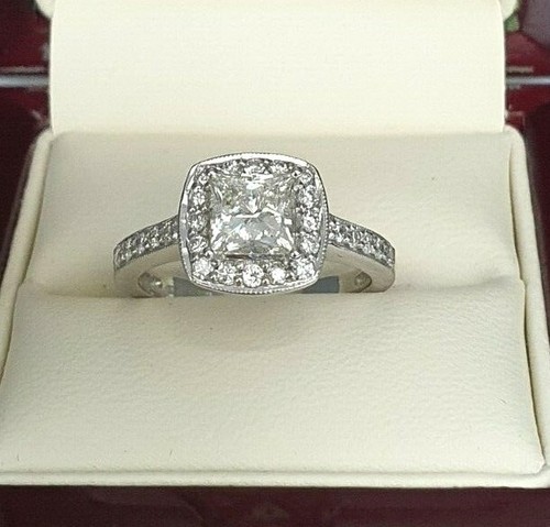 18carat white gold - 18carat, princess