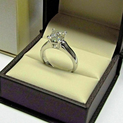 Princess cut solitaire - princess,